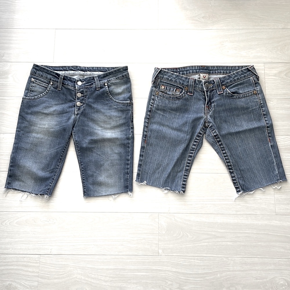 Set/2 10” Denim Shorts